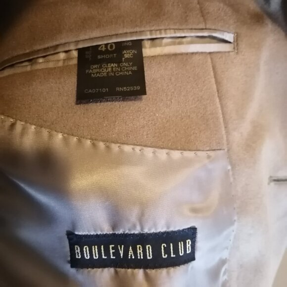 🇨🇦 Boulevard Club Men's Faux Suede Sport Coat/Blazer, NWT! - Picture 10 of 12